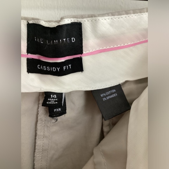 The Limited Cassidy Fit Khaki Pants, Size 14 - Picture 5 of 7